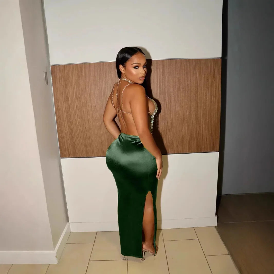 Glow Getter Draped Mini Dress