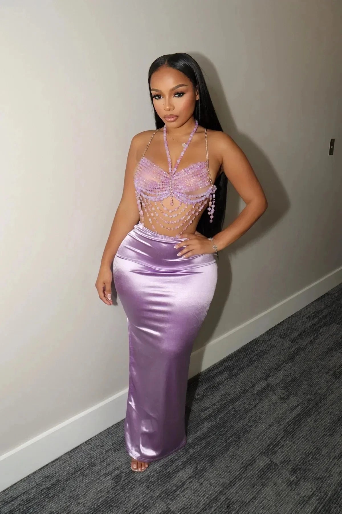 Glow Getter Draped Mini Dress