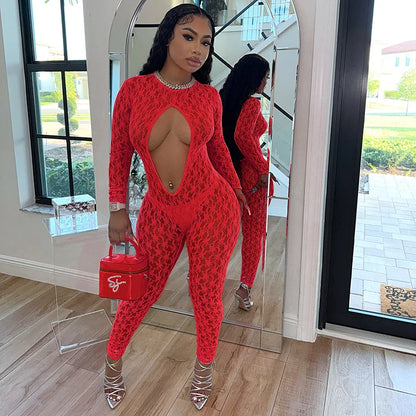 Sexy Hot Hollow Jumpsuit