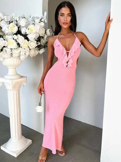Cloud Nine Ruffle Dress