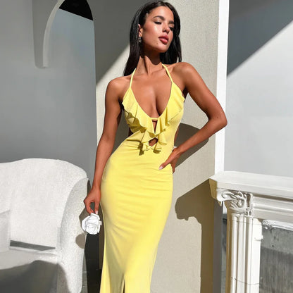 Cloud Nine Ruffle Dress