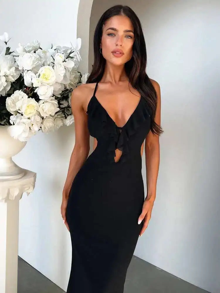 Cloud Nine Ruffle Dress